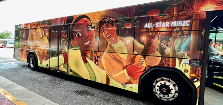 New Tiana Bus in Disney World