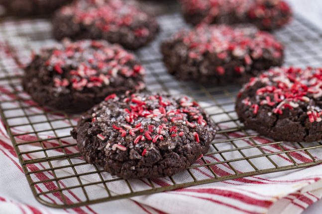 Chocolate Pepperment Cookies