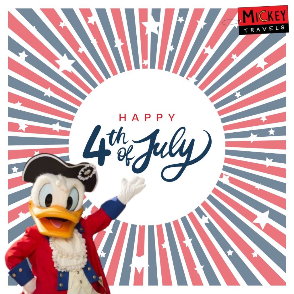 Happy 4th of July from Donald Duck