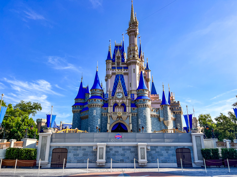 Cinderella Castle Stage Shows Paused Closed Canceled Mickey's Magical Friendship Faire Let the Magic Begin