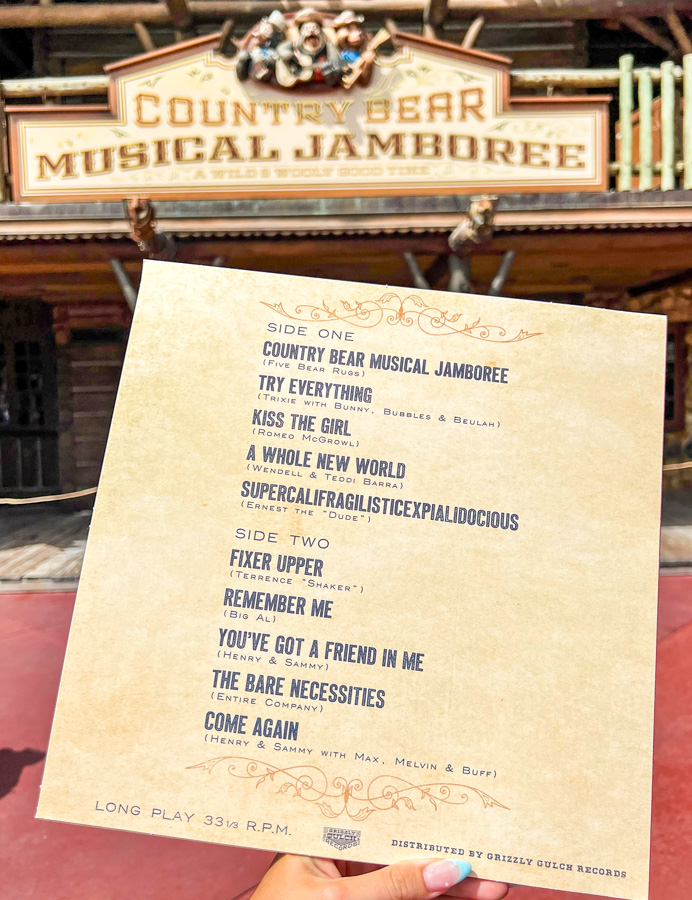 Country Bear Musical Jamboree Media Preview Magic Kingdom Lithograph Setlist Guitar Pick