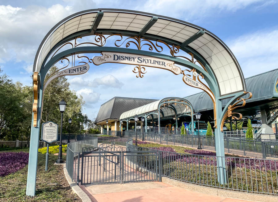 EPCOT Entrance - Disney Skyliner