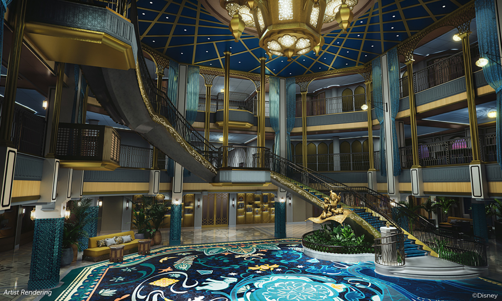 Concept Art for Disney Treasure Atrium 