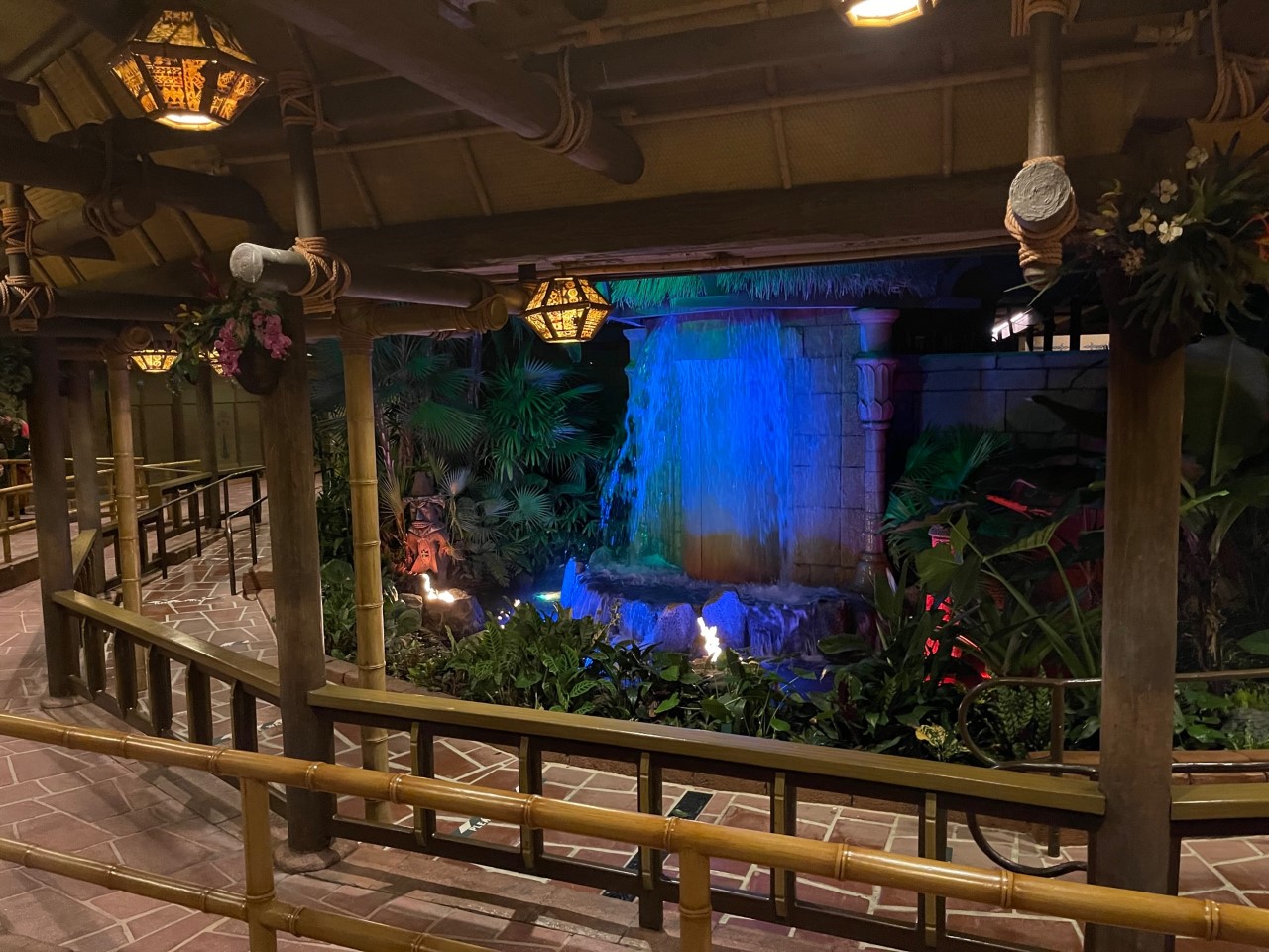 Holding Area for Enchanted Tiki Room