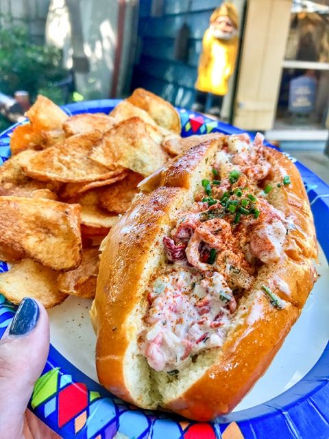 Harbour Galley Lobster Roll with Chips 