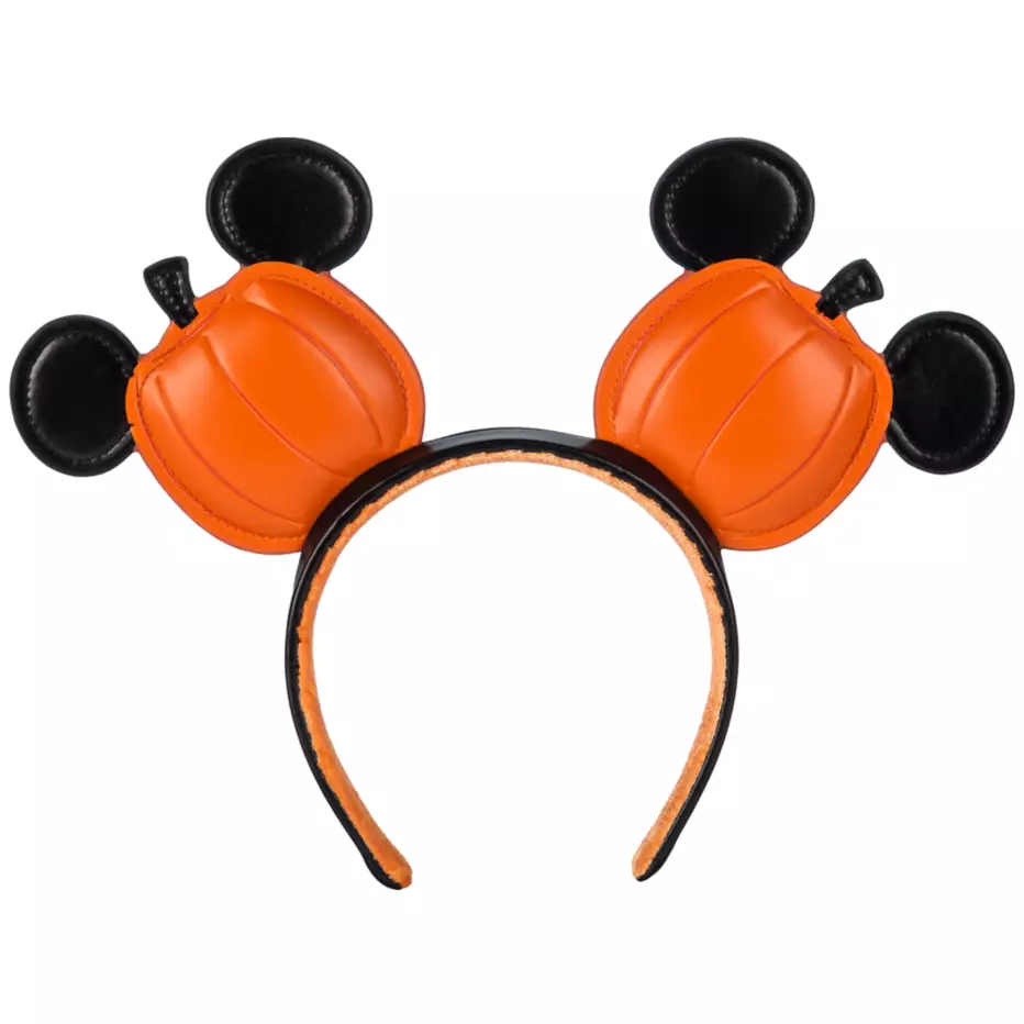 Mickey Mouse jack-o'-lantern ears