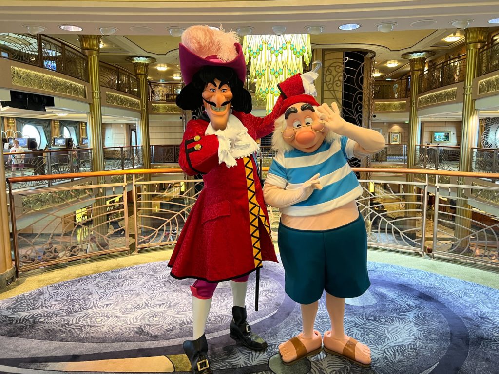 Pirate Night Guide Disney Fantasy Capt Hook and Smee