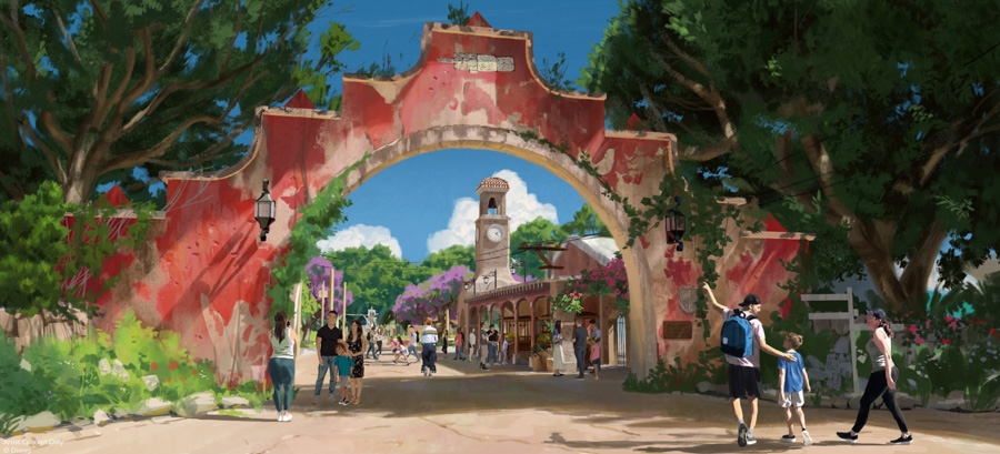 Tropical Americas Animal Kingdom Encanto Indiana Jones Concept Art DinoLand