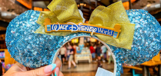 Walt Disney World marquee ears world of disney springs minnie ears