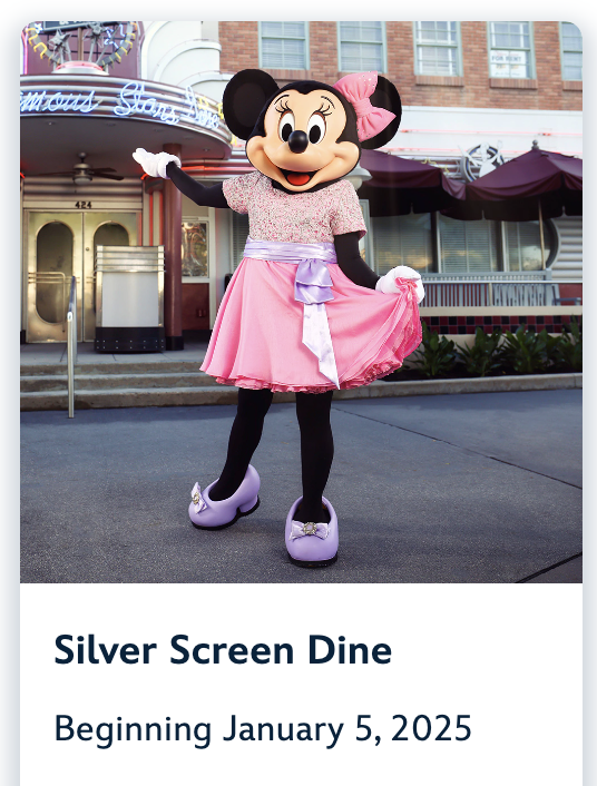 Minnie's Season Dine Outfits at Hollywood & Vine