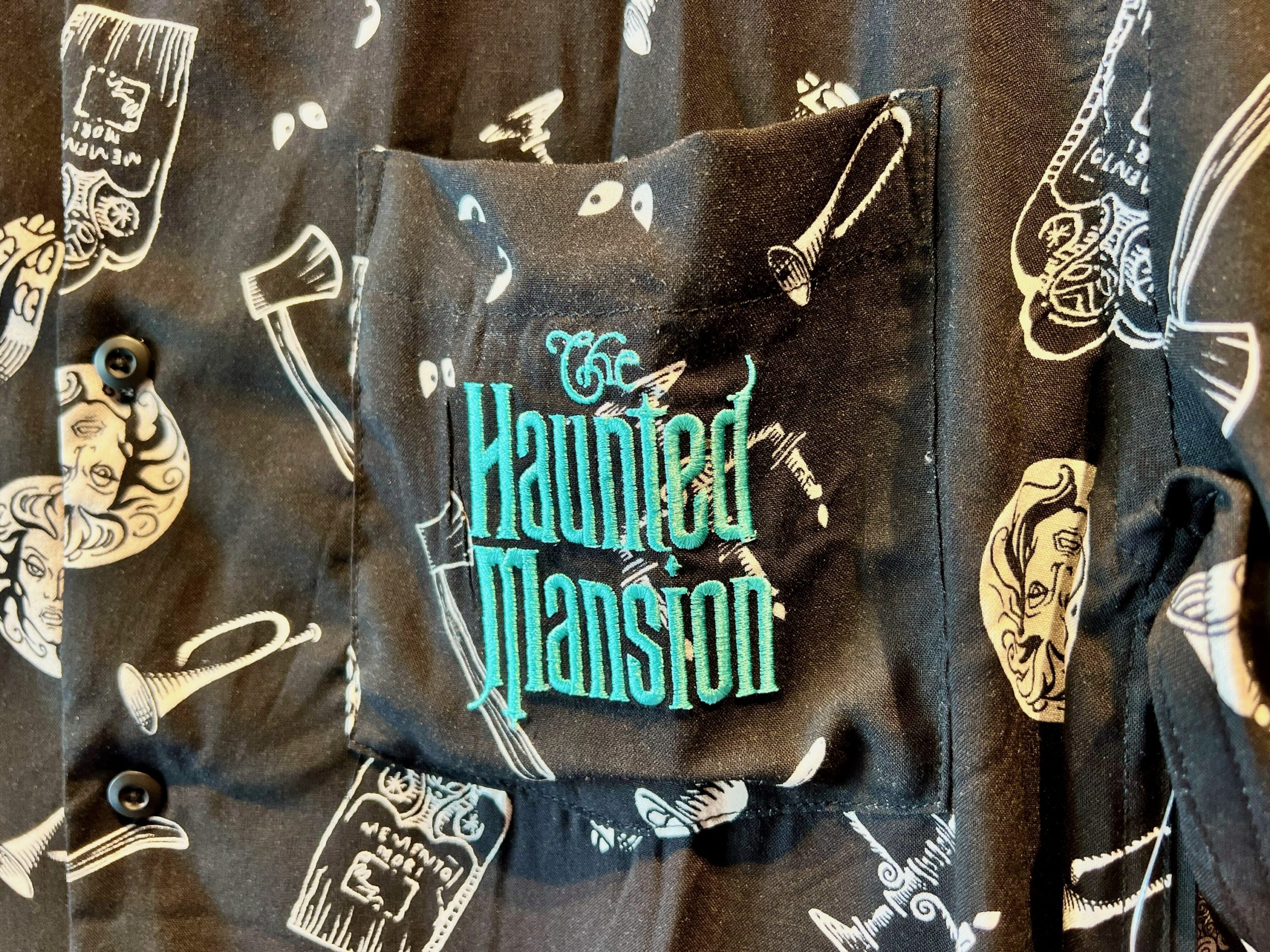 Haunted Mansion Button-down at Memento Mori in Magic Kingdom