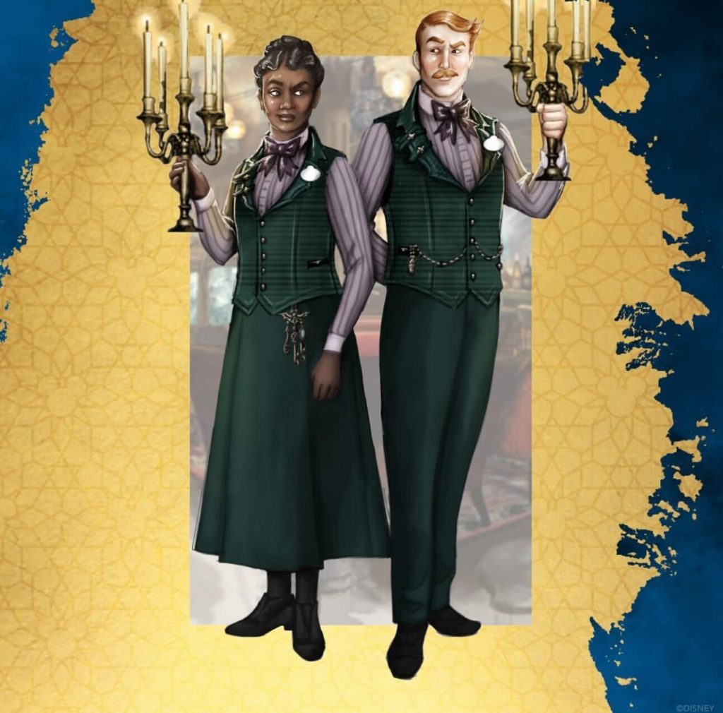 Disney Treasure Haunted Mansion parlor costumes