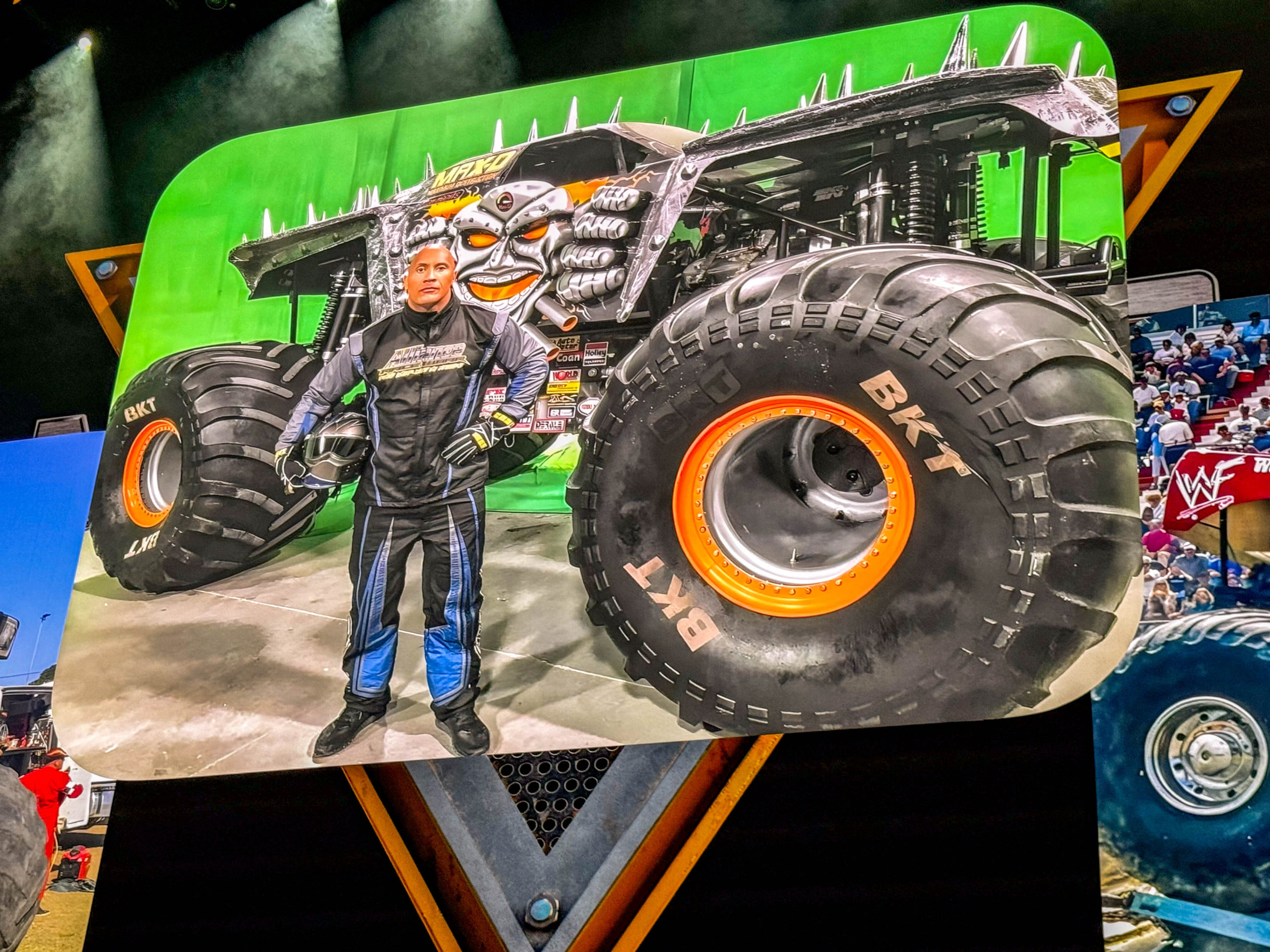 Monster Jam Dwayne Johnson D23