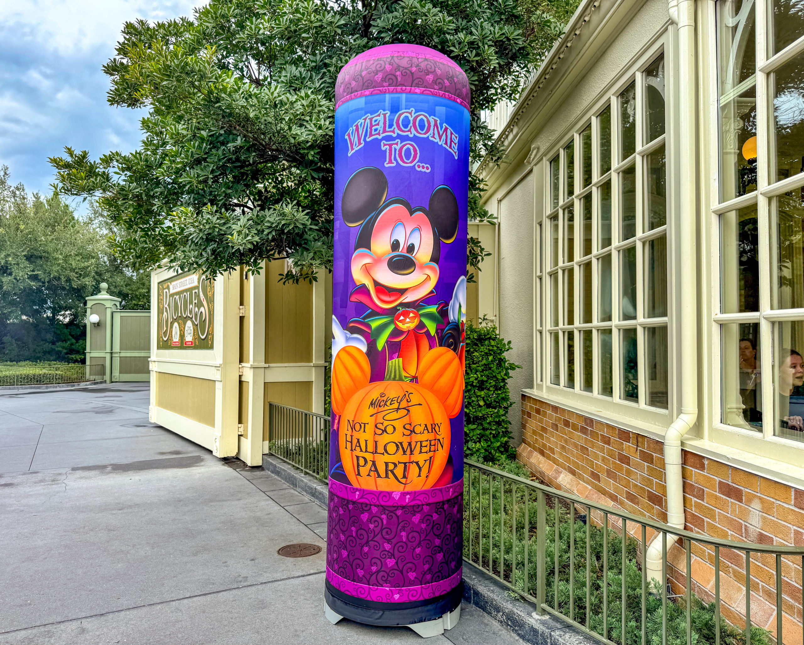 Trick-or-Treat Trail marker