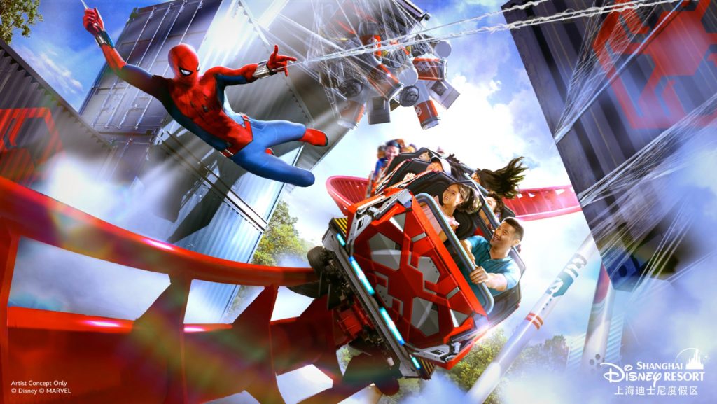 Spider-Man Shanghai Disneyland