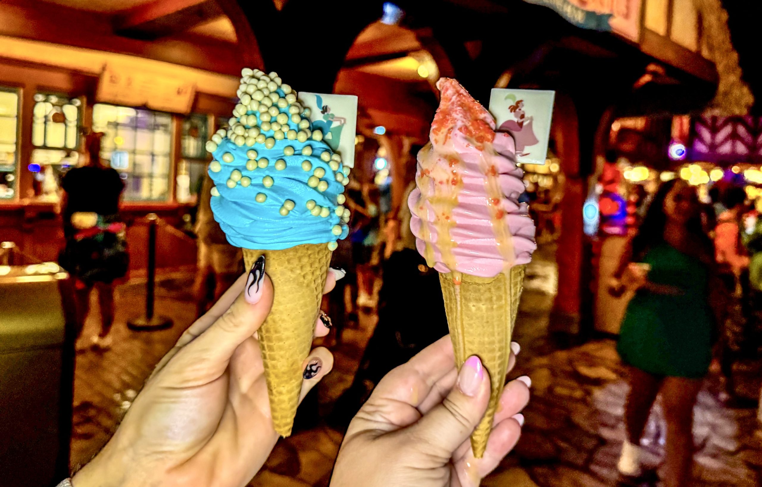 Anastasia and Drizella Cones at Mickey's Not-So-Scary Halloween Party